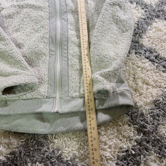 The North Face Jacket Womens small‎ Cream Furry Fleece Full Zip Up Size Small - Picture 2 of 7